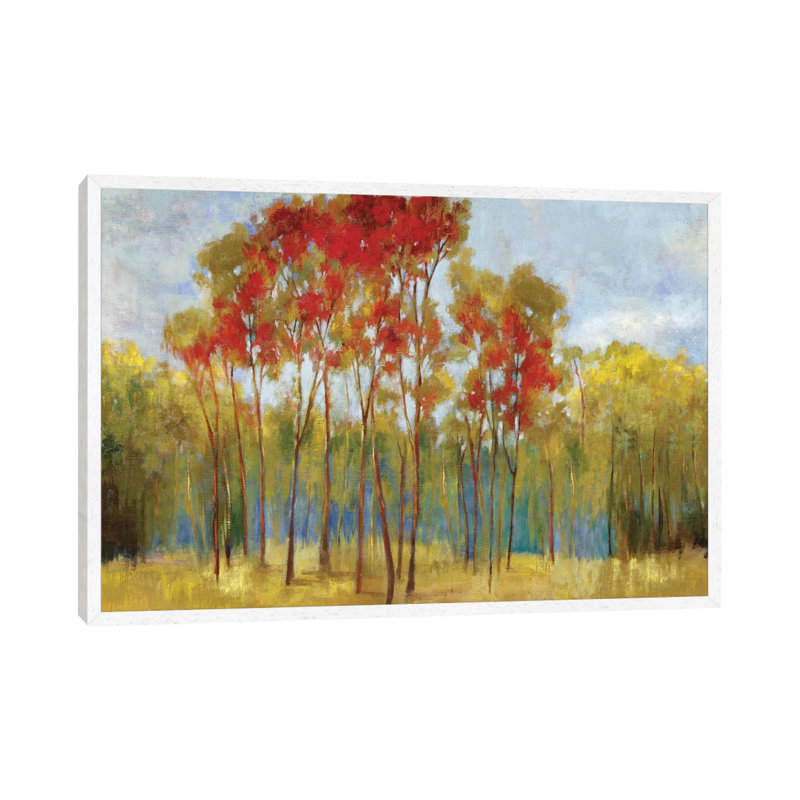 Touches Of Red by PI Studio - Gallery-Wrapped Canvas Giclée on Canvas, White Floater Frame, 66.04 cm H x 45.72 cm W
