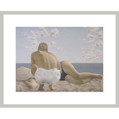 «Couple on Beach» par Alex Colville - Impression Giclée sur cadre