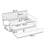 Basmala Full / Double Daybed with Trundle-509201202