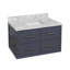 Ensemble de meuble-lavabo simple mural 42 po Virley-2089990858