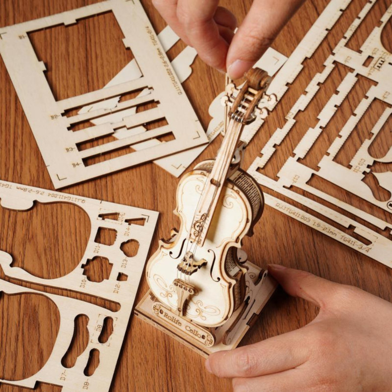 DIY 3D Puzzle - Cello - 58pcs