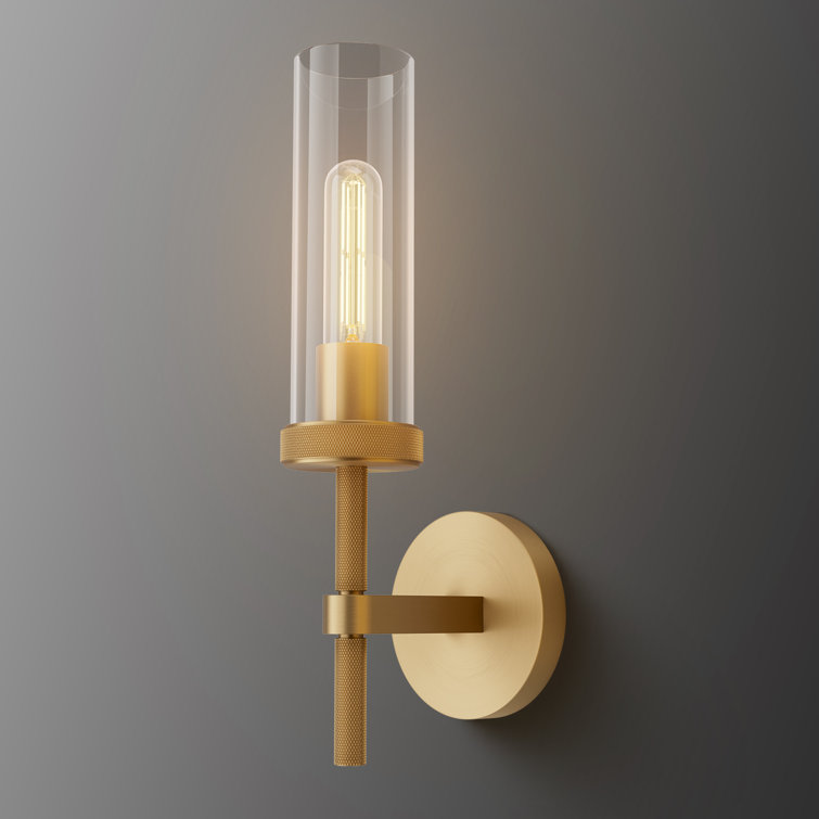 Twining 1- Light Dimmable Luxury Flush Mounted Sconces Wall Sconces(Bulb Included)