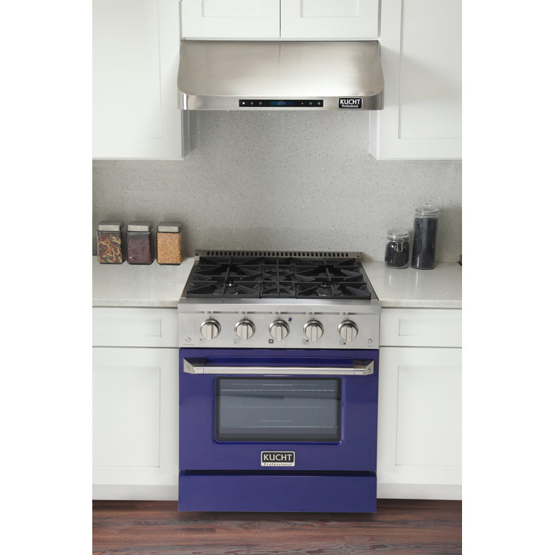30" 4.2 Cu. ft. Freestanding Gas with Convection Oven, Natural Gas, Olive Green