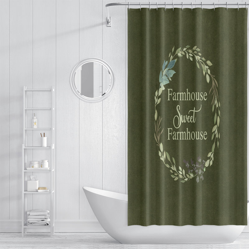 Cromp Abstract Shower Curtain, 83" H x 70" W