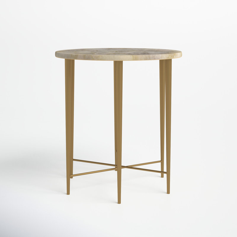 Tira Stone End Table