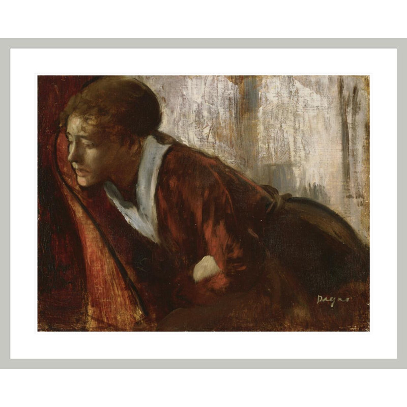 «Melancholy» par Edgar Degas, impression giclée sur cadre, 33.5" H x 41.24" W