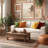 Velvet Throw Pillow Covers,Contrasting colors Pillows Decorative Set of 4-114187991-114187989