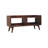 Solid Wood Open-Top Chestnut Media Unit