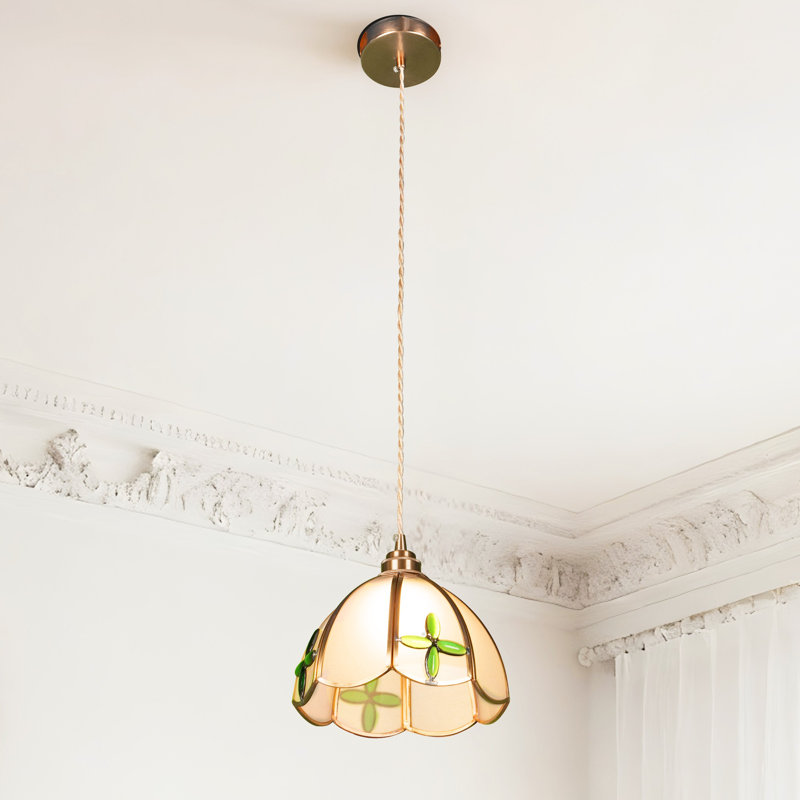 Modern 1 - Light Dome Chandelier Dimmable