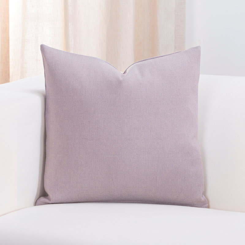 Reversible Throw Pillow, 26" x 26", Purple