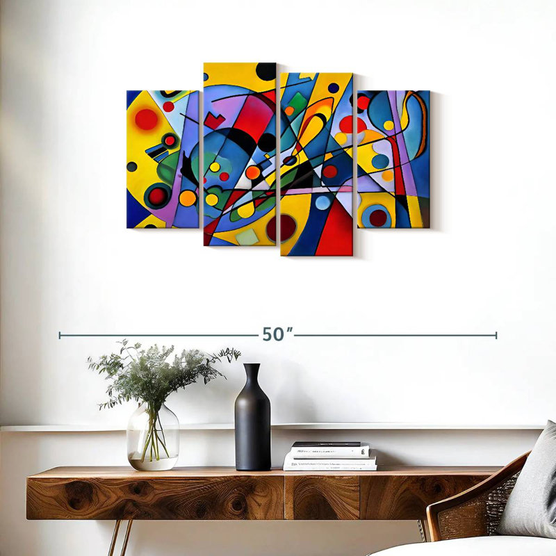 Avery Emulation of Abstract Kandinsky I, H 22 po x l 36 po
