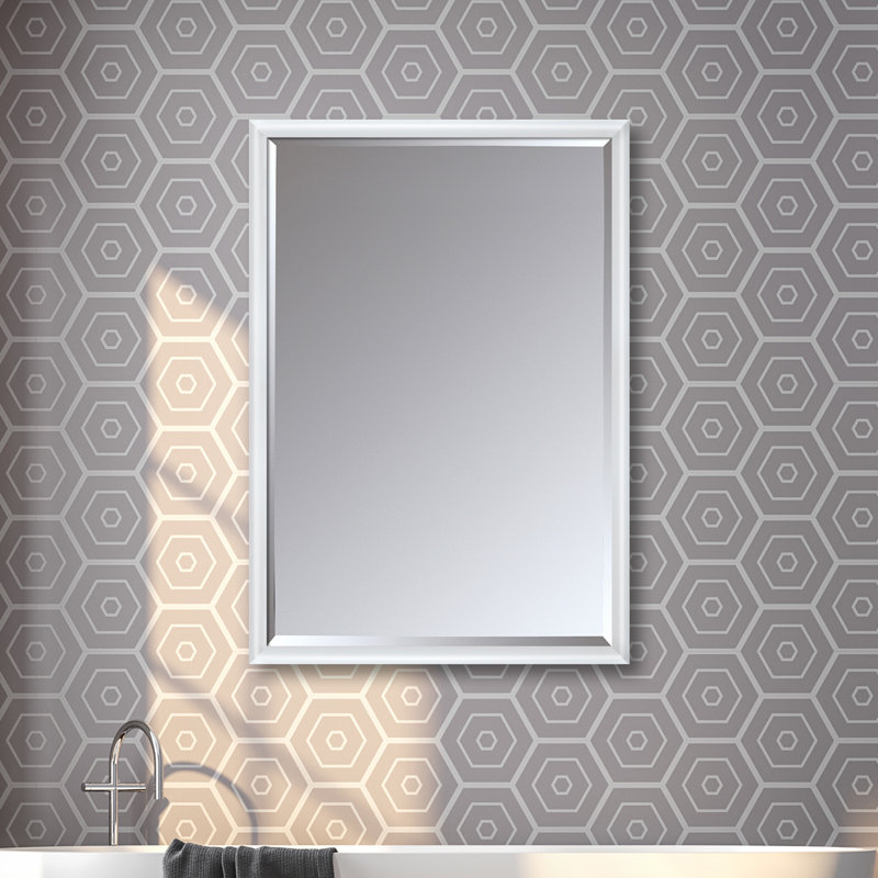 Wood Rectangle Wall Mirror