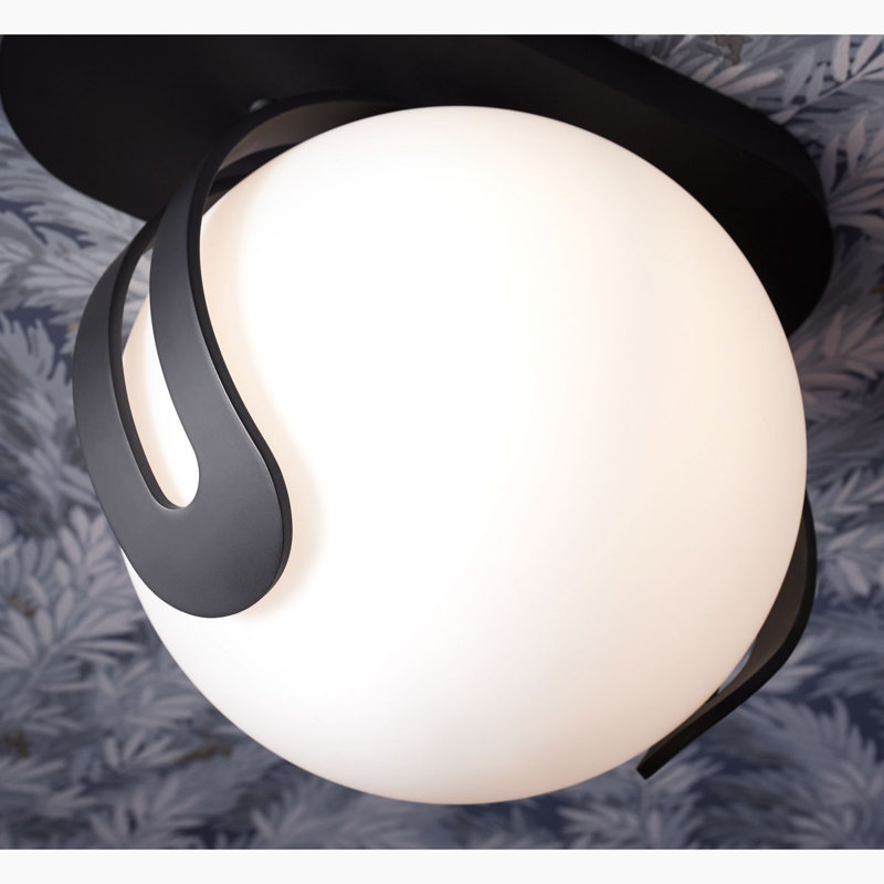 Kraga™ 1 - Light Flush Mount, Matte Black