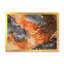 «Brown Luxury Abstract Fluid Art X», reproduction sur toile-67328862-67328867
