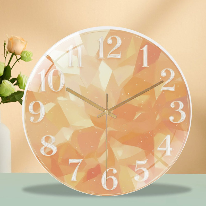 Horloge murale en verre Sparkling
