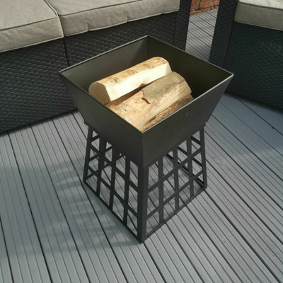 Square Steel Smokeless Fire Pit