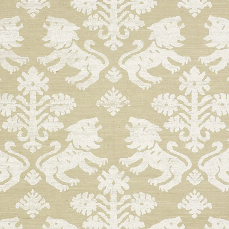 Regalia Sisal Wallpaper, Ivory On Natural