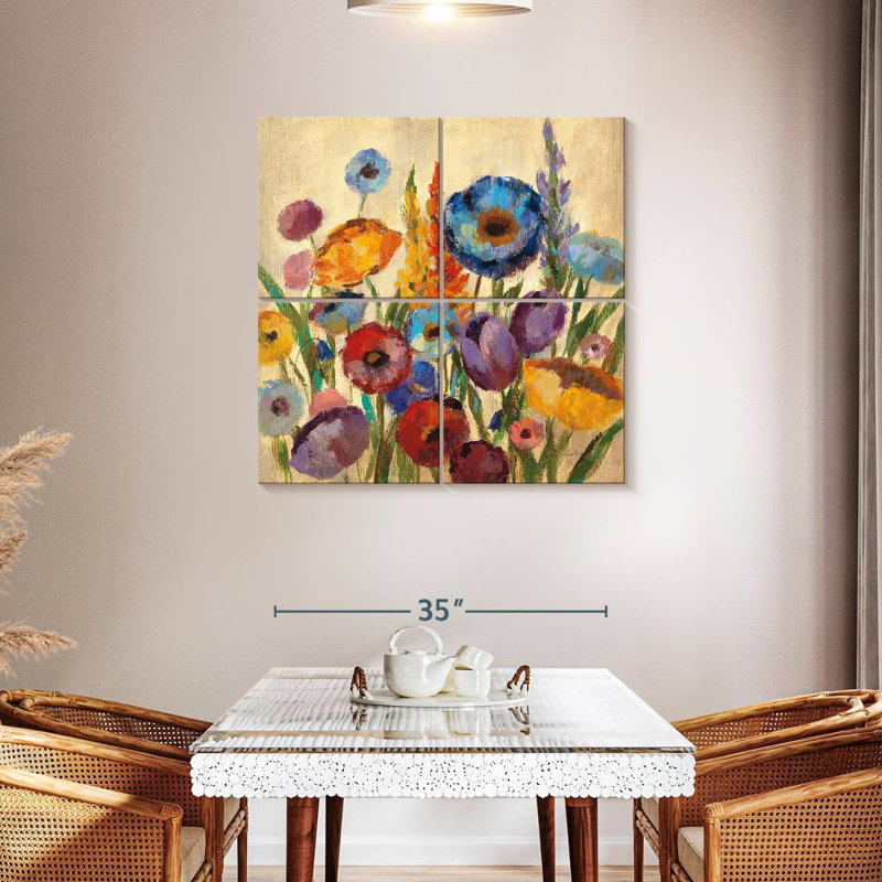 Harnek Garden Hues II, H 38 po x l 38 po