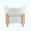 Fauteuil d'appoint rembourré Modern Boucle-1969425946
