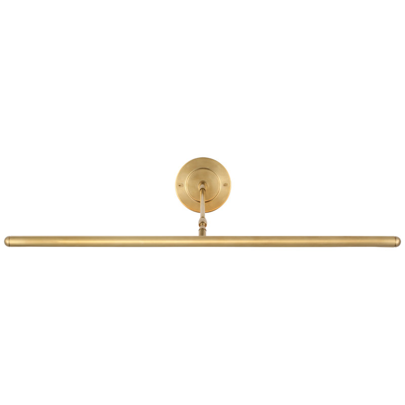 Emery LED Wall Mounted Picture Light By Amber Lewis, Hand Rubbed Antique Brass