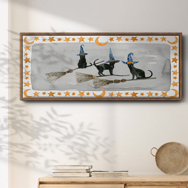 Collection «Black Cat» - toile encadrée, H 24 po x l 60 po