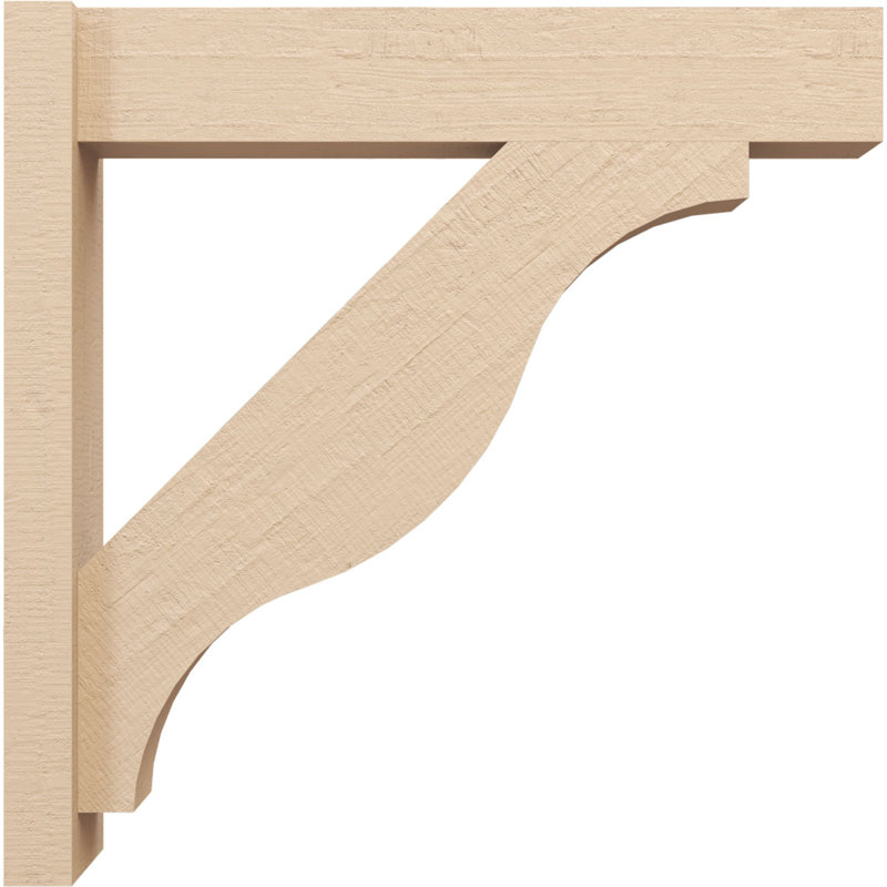 Bois de cèdre brut Funston Block TimberThane Perspector, brun clair apprêté, H 26 po x l 6 po x P 26 po