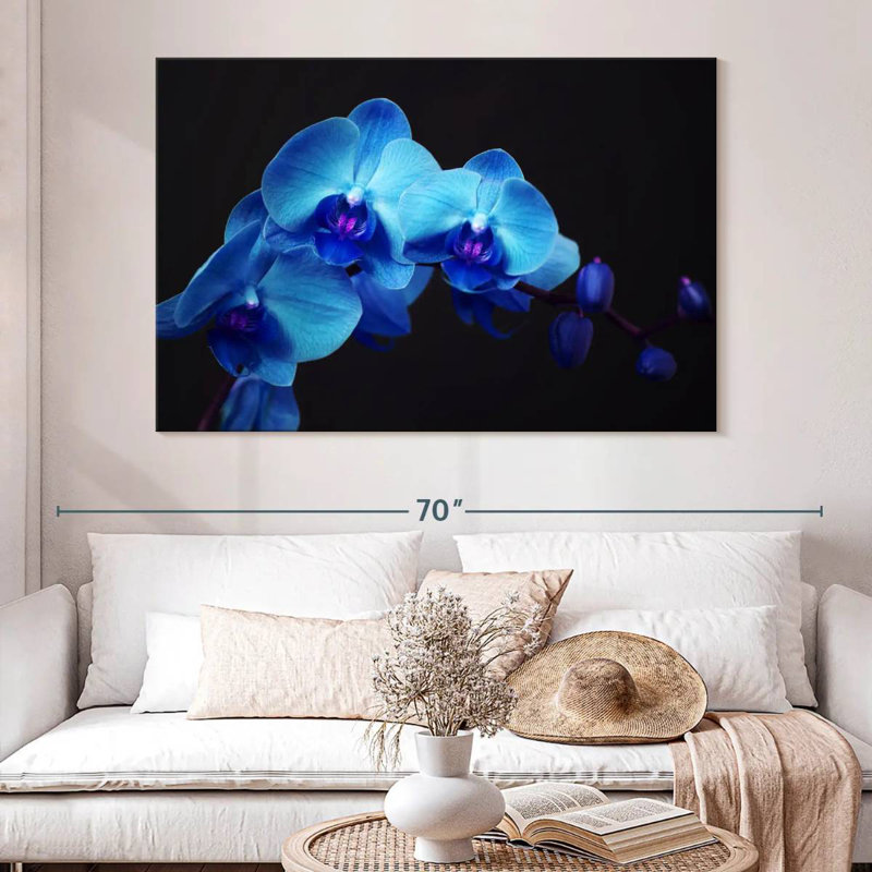 Harnek Blue Bud Orchid, 30" H x 45" W
