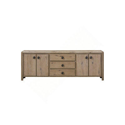 English Knotty Oak 84" Console