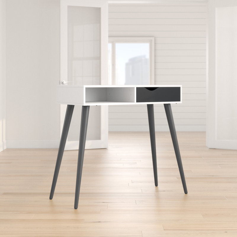 Havana 270.76cm Console Table, White/Black Matt