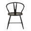 Chaise d'appoint en métal avec dossier en bois Kennamer-1863978366