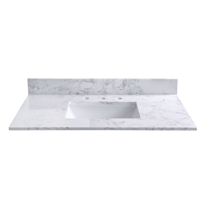 Dosseret de meuble-lavabo Montary Carrara