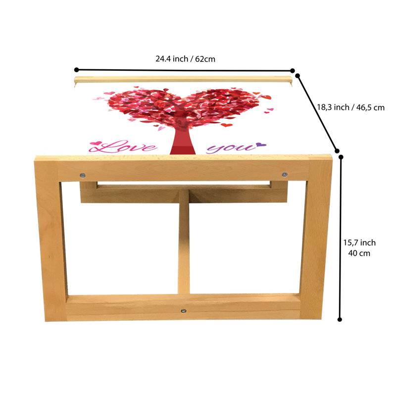 Inette Sled Coffee Table, 62cm H x 46cm W x 40cm D