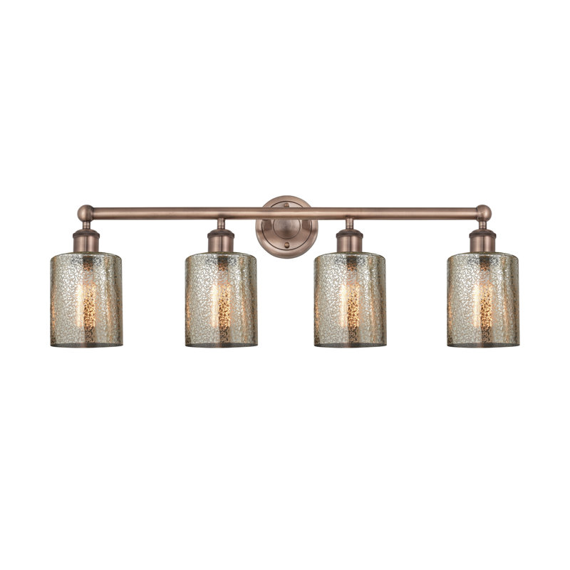Karon 4 - Light Dimmable Vanity Light, Mercury, Antique Copper