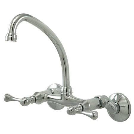 Accents Double Handle Kitchen Faucet, Polished Chrome