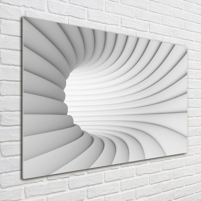 Abstraction Tunnel - No Frame Print on Glass