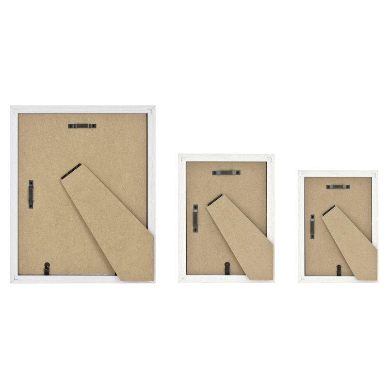 Teyana Matte Picture Frame - Set of 7, White 