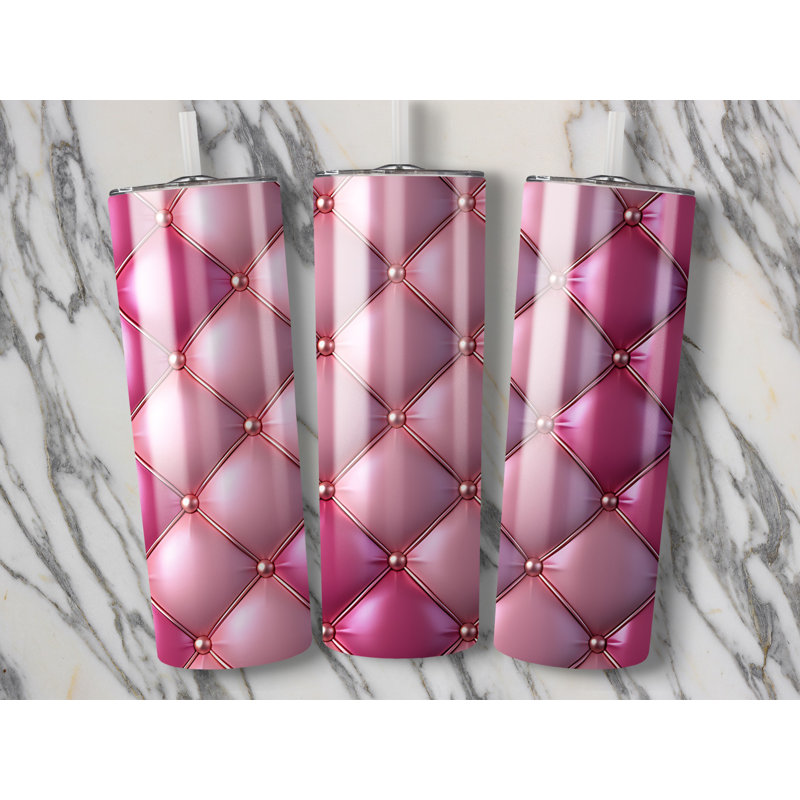 Choose Handmade Tumblers 591ml Vacuum Insulated Stainless Steel (18/8) Travel Tumbler with Straw