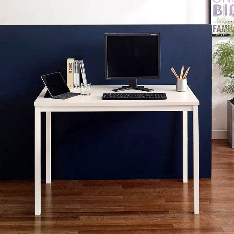 Bureau d'ordinateur contemporain en bois et métal Harry