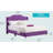 Transitional Purple Upholstered Full Bed