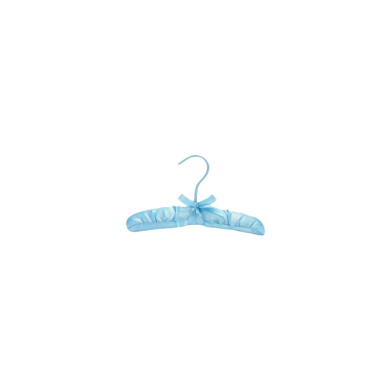 Satin Standard Hanger for Dress/Shirt/Sweater, Blue