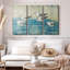 «Sandpipers Oil Distress», 3 pièces sur toile-98562318