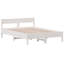Vidaxl Bed Frame With Headboard Solid Wood Pine-120745406-120745402