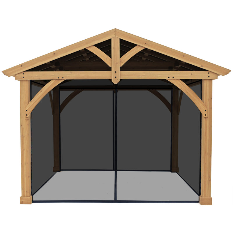 11 ft. x 13 ft. Meridian Carolina Pavilion Mosquito Mesh Kit