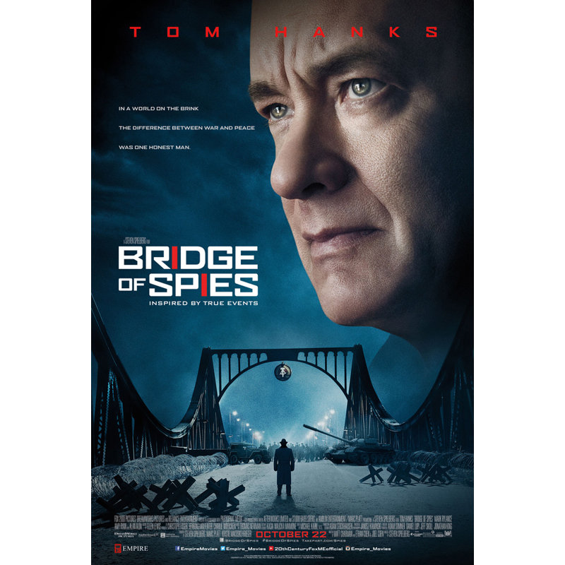 Pont des espions, H 24 po x l 16 po