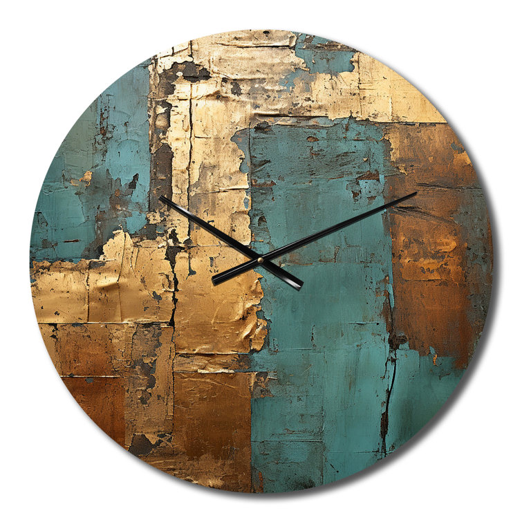 DIVISION EXPORT Wall Clock In Iron With Multi Powder Coated