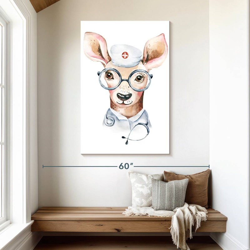 Ketti Doctor Deer, H 48 po x l 32 po