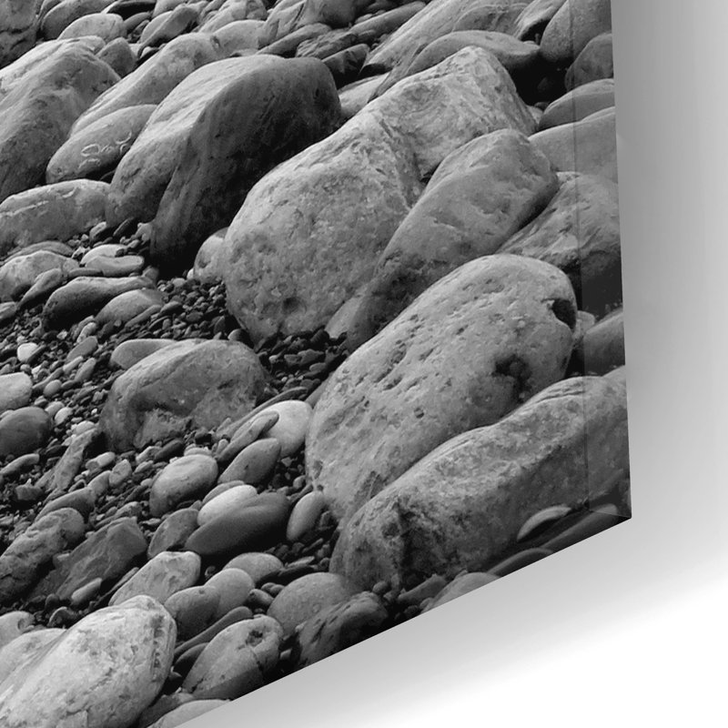 Art mural épique «Beach Pebbles» par Photoinc Studio, 48 po x 24 po, H 12 po x l 24 po
