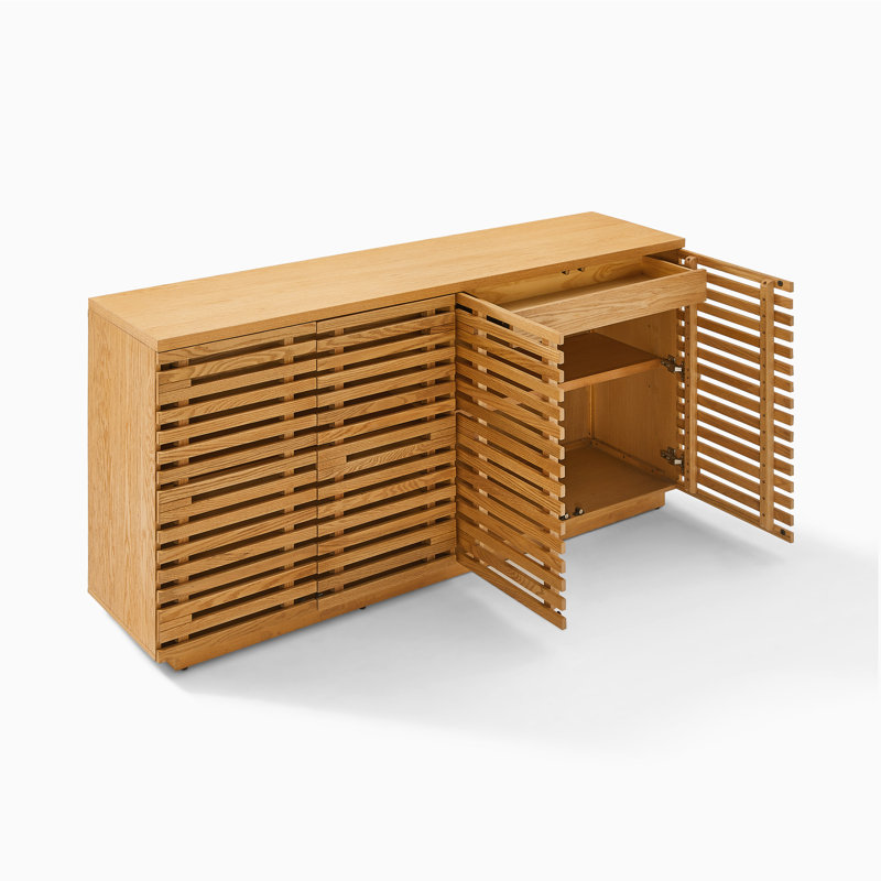 Armoire de rangement Hernest, Naturel
