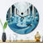 Chatia - Horloge murale abstraite-1298012267