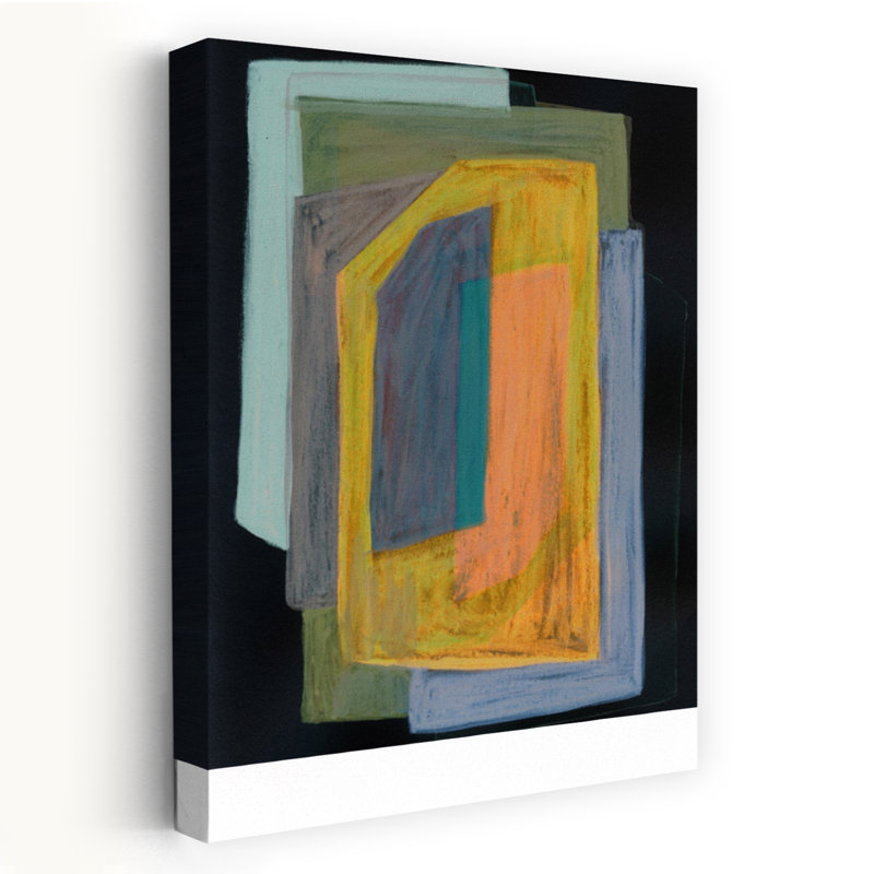 Art contemporain contemporain abstrait, H 24 po x l 16 po